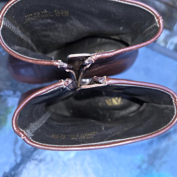 Never Worn Ankle Leather Boots Zara - Picture 14 of 15